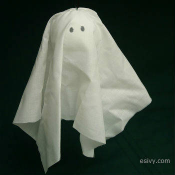 cloth ghost Halloween decor