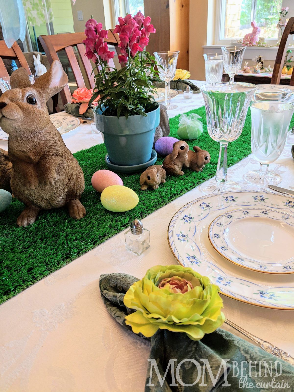 Dried Moss Table Runner