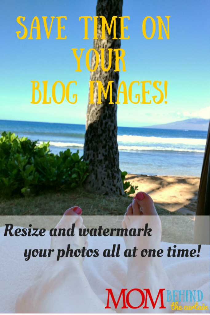 Save time on your blog images for social media. Tutorial for how to batch resize and add a watermark to your images all at the same time using free Irfanview.