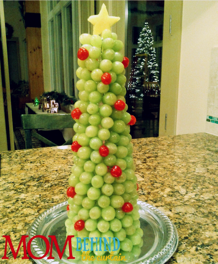 An Impressive 3D Fruit Display, a Grape and Cherry Christmas Tree • Mom