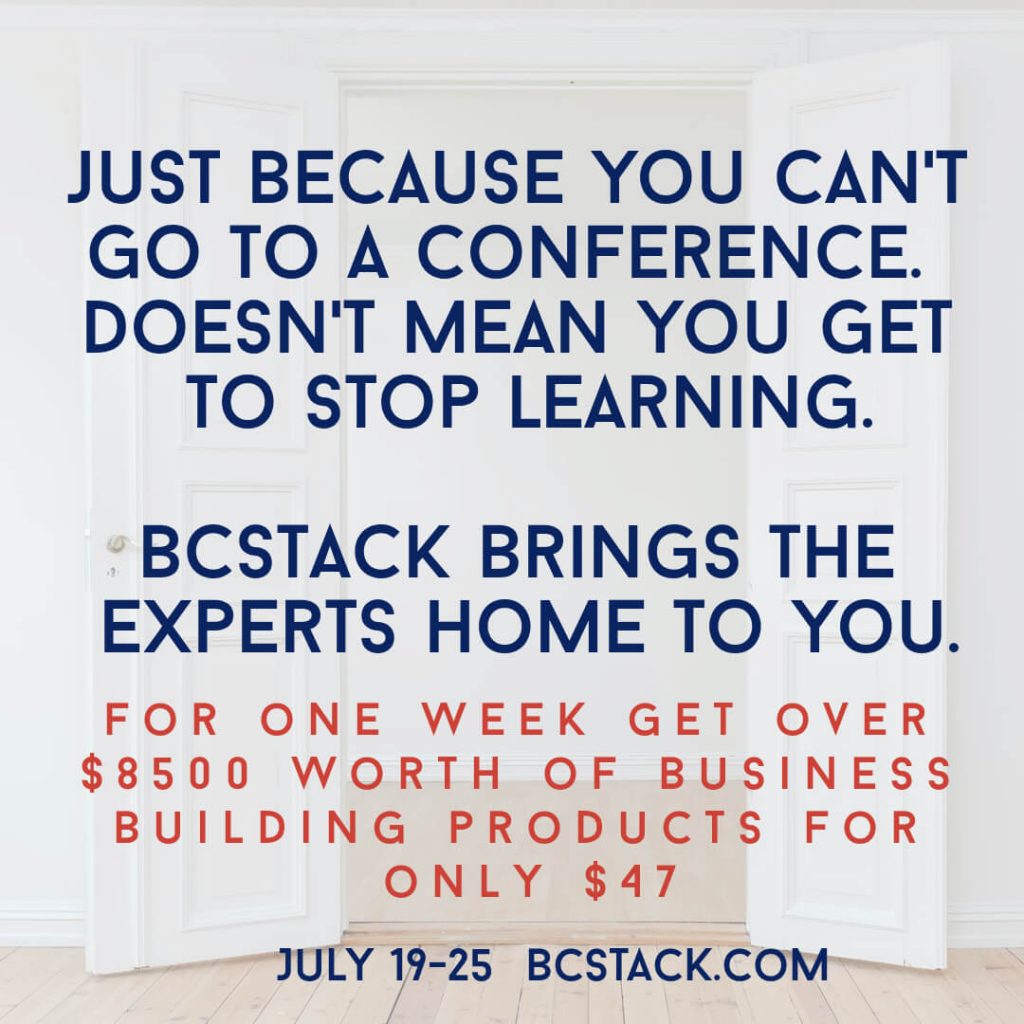 BC Stack blogging course and tools discount bundle.
