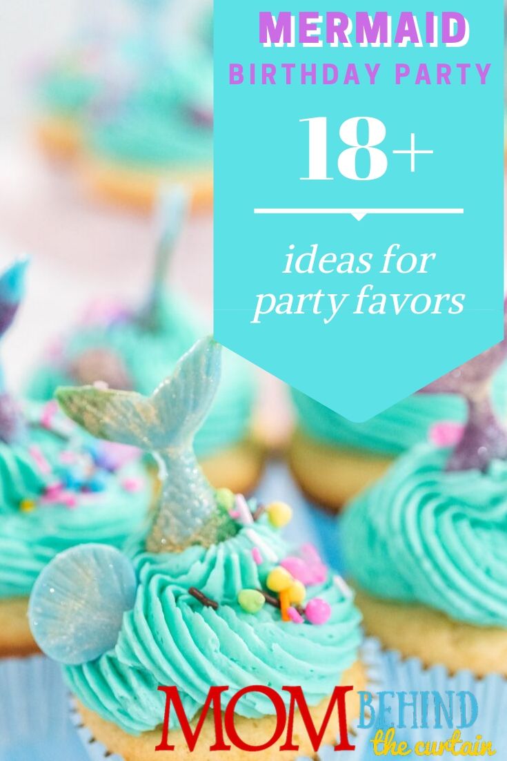 18+ Mermaid Birthday Party Favor Ideas - Need some favor ideas for a mermaid birthday party? 18+ mermaid party favor ideas - some easy DIY you can make and some you can buy - to get you started!