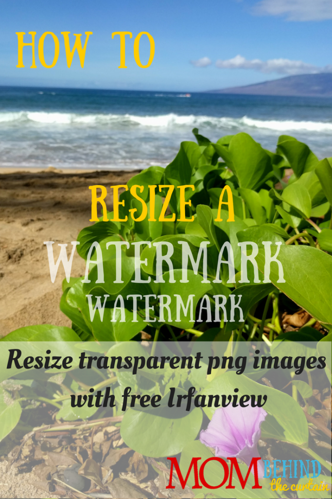 Before you can add a watermark to your photos all at once in a batch, you need to have the right size image as a transparent png image. To do it in Irfanview you need know this trick!