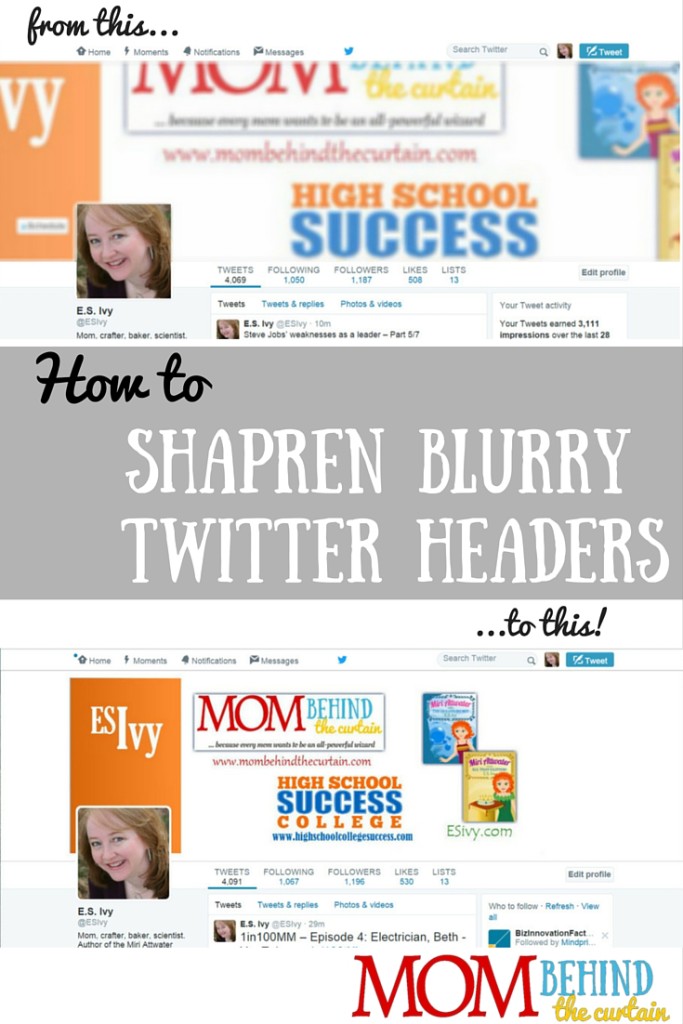 Sharpen Blurry Twitter Header Photos Further - Optimize your Twitter Header Photo Size